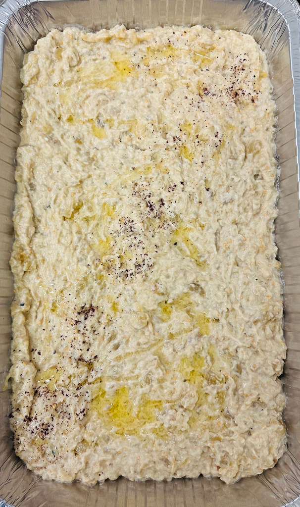 Half tray Hummus or Baba Ghanoush